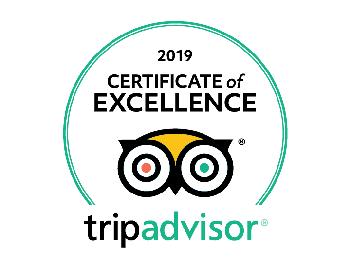TripAdvisor's Certificate of Excellence 2019